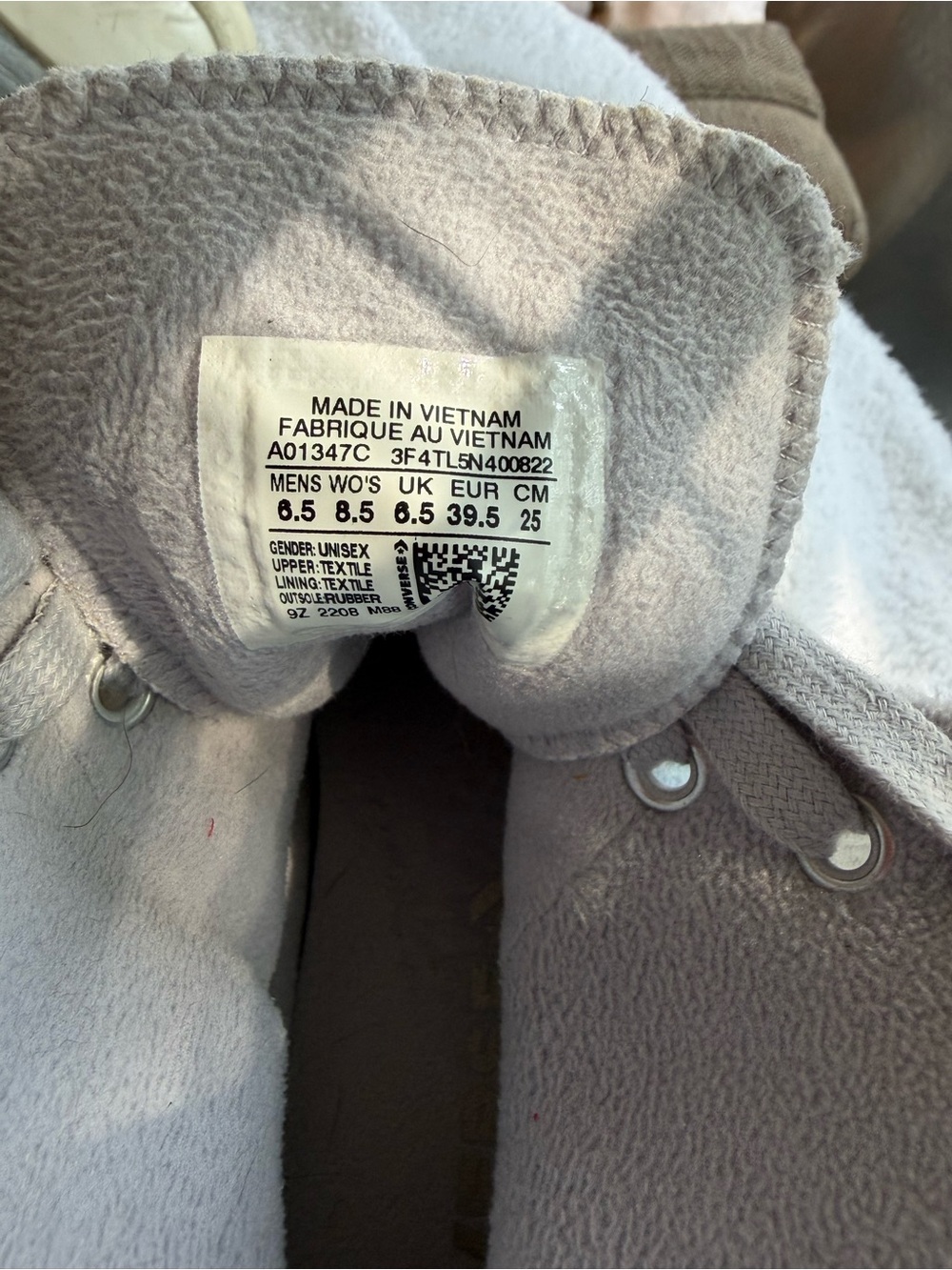 Converse Women’s Light Taupe/Gray Athletic Shoes